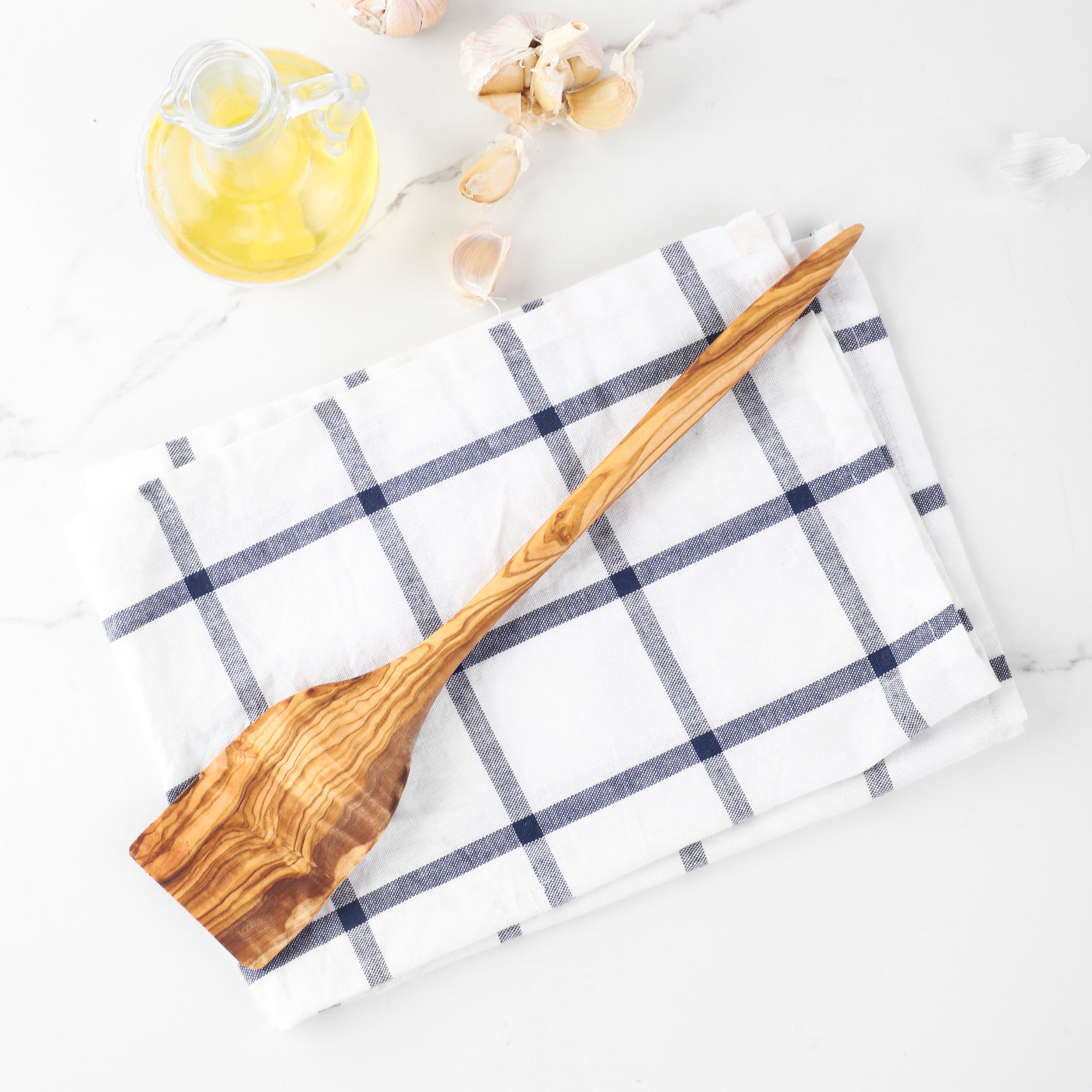 Flat Spatula Olive Wood - ArtisRaw
